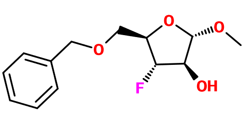 (image for) MC095917 Methyl 5-O-benzyl-3-deoxy-3-fluoro-α-D-arabinofuranoside